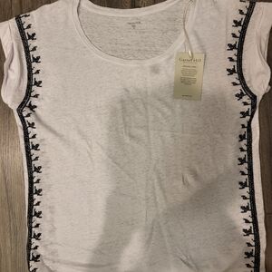 NWT Embroidered Tee Shirt